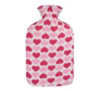 A2Z Acqua Calda Bottiglia Leopardo Cuori Pile Cover 2 Litro Calore Terapia