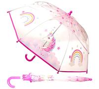 A2Z Bambini Poe Trasparente Cupola Ombrello Vento E Pioggia Resistente Esterno
