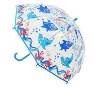 A2Z Bambini Ragazze POE Cupola Ombrello Ultra Antivento e Resistente all’Acqua Cupola Bambini Trasparente Scolastico 8 Pannelli Classico Compatto Vari Disegni Esterno Bastone da Passeggio