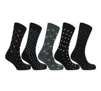 A2Z Calzini da Uomo Confezione Di 5 Squisito Cotone Eleganza Rich Morbido Regalo