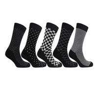 A2Z Calzini da Uomo Confezione Di 5 Squisito Cotone Eleganza Rich Morbido Regalo