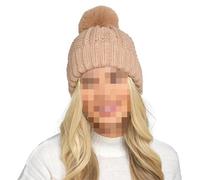 A2Z Donna Cappello Grosso Cavo Maglia Berretto Pom Elastico Caldo Inverno Comodo