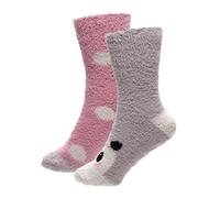 A2Z Donna Comodo Animale Calzini da Letto, Super Morbido Antiscivolo Fox E Panda