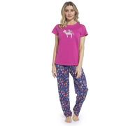 A2Z Donna Manica Corta Pigiama Floreale E Carino Stampe Animalier Soft Jersey Di