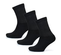A2Z Donna Non-Elastico Comodo Nero 3 Confezione Morbido Extra Largo Top Grip