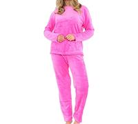 A2Z Donne Pigiama Morbido Caldo Vello Twosie Adulti Girocollo - Pjs 216 Pink Ladies 12-14