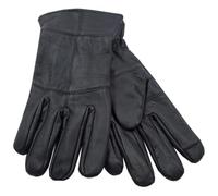 A2Z Guanti da uomo invernali caldi in pelle di pecora guanti in pelle di pecora dita complete Thinsulate foderato guanti touch screen guanti casual all'aperto antivento guida freddo guanti, Nero , M/L