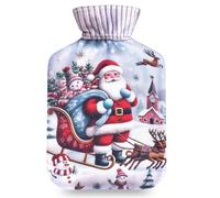 A2Z Natale Babbo Novità Acqua Calda Bottiglie 2L Dolore Sollievo Calore Terapia