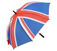 A2Z Ombrello da Golf Compatto Union Jack Antivento Resistente alle Intemperie Patriottico Inghilterra UK Bandiera Britannica Ombrelli Souvenir Donne Uomini Bastone da Passeggio da Viaggio 23" 59cm