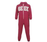 A2Z Onesie one piece Bambini Rosa Pigiama Geek Stampa Pile Costume Tutina