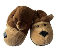 A2Z Pantofole 3D a forma di scimmia 3D, per ragazze, ragazzi, donne, uomini, design con viso carino, in morbido peluche, calde scarpe da casa per bambini e adulti, per interni ed invernali, con suola