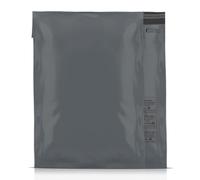 A2Z Sacchetti per spedizioni postali ecologiche, grigie, 100 pezzi, 30,5 x 40,6 cm, autosigillanti, in plastica, per spedizioni, imballaggi, pacchi assortiti, da 304 mm a 406 mm