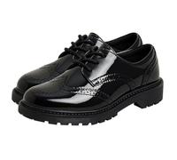 A2Z Scarpe Brogue per ragazze e ragazze, per scuola, università, ufficio, stringate, in pelle PU, scarpe eleganti uniformi con suola antiscivolo, scarpe formali da donna, taglie dalla 36 alla 40