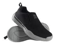 A2Z Scarpe da ginnastica da uomo a vestibilità larga, in rete traspirante, con soletta in memory foam, leggere, casual, comode, da palestra, corsa, scarpe da uomo, taglie da 38 a 44, Nero , 42 1/3 EU