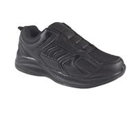 A2Z Scarpe da ginnastica da uomo, leggere, elasticizzate, traspiranti, in memory foam, comode, casual, per camminare, sport, palestra, suola flessibile con cuscinetto, Nero , 39 1/3 EU