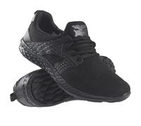 A2Z Scarpe da ginnastica leggere da uomo, con lacci, in rete traspirante, con soletta in memory foam, comode, flessibili, casual, per camminare, palestra, colore nero, taglie da 38 a 44, Nero , 39 1/3