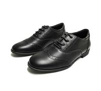 A2Z Scarpe da uomo classiche Oxford Brogue per scuola, università, ufficio, con lacci, design formale in pelle, suola antiscivolo, comode da indossare tutti i giorni, per uniformi scolastiche, taglie