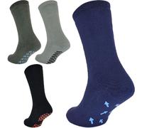 A2Z Uomo Antiscivolo Calze Con Grips Lounge Pantofola Comodo Calzini da
