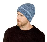 A2Z Uomo Cappello Twist IN Maglia Con Sherpa Fodera Berretto Comodo Tappi Aperto