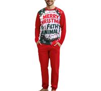 A2Z Uomo Donna Set Pigiama Merry Christmas Ya Filthy Animal Natale Pigiama Set