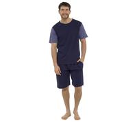 A2Z Uomo Pigiama Pannello di Contrasto T-Shirt Shorts Pigiama 2 Pezzi Set