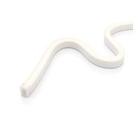 A2ZWORLD 1 Metro Striscia Led Neon Flex 24V, Bianco Neutro 4000K, Da Incasso 10X10mm, 11 W/M 660 LM/M, Neon LED Flessibile Tagliabile a Misura, Guaine Opaca, Tanti Accessori Inclusi