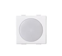 A2ZWORLD 1 Pezzo Lampada LED Segnapasso 220V, Compatibile Con Bticino Matix, Luce 6000K, Da Incasso Occupa 2 Posti, Interruttore ON OFF, Colore Bianco