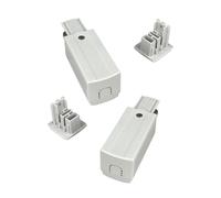 A2ZWORLD 2 Kit Connettore Alimentazione Lato Sinistro + Terminale Chiusura, Colore Bianco, Per Sistema Binario Trifase