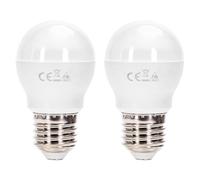 A2ZWORLD 2 Pezzi Lampada A Led E27 G45, 9W 860LM, Forma Globo Piccolo, Sfera Bulbo Pallina (Bianco Caldo 3000K)