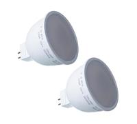 A2ZWORLD 2 Pezzi Lampada Led MR16 8W 12V 780LM Bianco Caldo 3000K