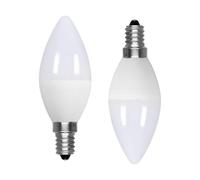 A2ZWORLD 2 Pezzi Lampadina LED E14 C37 9W 860LM 220V, Bianco Neutro 4200K, E14 Forma Oliva Goccia, Angolo 180°, D37X106mm