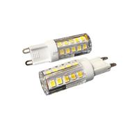 A2ZWORLD 2 Pezzi Lampadina LED G9 220V, 4W 400LM, Bianco Caldo 3000K, 32 SMD 2835, Luce 360°, Ø15x44mm, per Plafoniere Lampade Decorative e Faretti