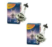 A2ZWORLD 2 Pezzi Lampadine Alogene HS1 12V 35/35W PX43T, Per Scooter e Motorino