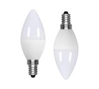 A2ZWORLD 2 Pezzi Lampadine LED E14 C37 10W 950LM 220V, Bianco Caldo 3000K, E14 Forma Oliva Goccia, Angolo 180°, D37X106mm