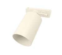 A2ZWORLD 2 Pezzi Porta Faretto da Binario Monofase, Attacco GU10 orientabile e ruotabile, Max 50W 220V, Colore Bianco