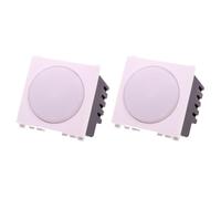 A2ZWORLD 2 Pezzo Lampada di Emergenza LED 220V 0,5W 80LM, Occupa 2 Posti, Colore Bianco, Compatibile Con Vimar Arkè, Autonomia 3 Ore, Anti Black Out, Interruttore On/Off