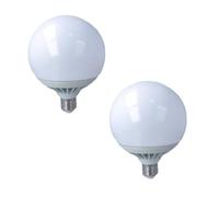 A2ZWORLD 2 Pezzo Lampada Led E27 Globo G120 20W 220V, Bianco Freddo 6500K, 20W=160W 2200LM, Diametro 120mm Lunghezza 155mm