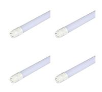 A2ZWORLD 4 Pezzi di Tubi Neon A Led, T8 G13 150cm, 20W 2100lm 100lm/W, Alimentazione da Un Lato, Starter Incluso, Senza Modifica Impianti Originale (Bianco Freddo 6400K)