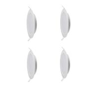 A2ZWORLD 4 Pezzi Faretto Led Da Incasso, Forma Rotondo, Modello Slim e Senza Led Driver, IP20 Da Interno (6W 660LM D120X28mm Foro 110mm, Bianco Freddo 6500K)