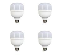 A2ZWORLD 4 Pezzi Lampada Led E27 Globo Gigante T140, 48W=285W 5160 Lumen, Diametro 137mm Lunghezza 202mm, Bianco Freddo 6500K, Angolo 360°