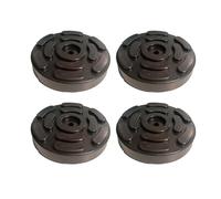 A2ZWORLD 4 Pezzi Tamponi A Cuffia in Gomma Rotondo, Diametro 140mm Spessore 27mm, Tampone Ponte Sollevatore, Compatibile con Ravaglioli Werther Omcn, Made in Italy