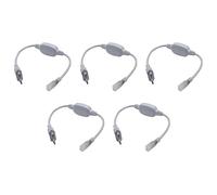 A2ZWORLD 5 Pezzi Cavo di Alimentazione per Striscia LED COB, 8A 220V, IP65, Con Raddrizzatore, Lunghezza 40cm