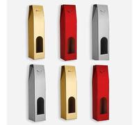 6 Pezzi Borse Porta Vino e Portabottiglie, Sacchetti Regalo per Vino, Colori Assortiti, 39X9X9cm Per 1 Bottaglia