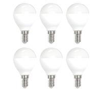 A2ZWORLD 6 Pezzi Lampadina LED E14 G45 12W 1160LM 220V, Bianco Caldo 3000K, Mini Globo G45 Super Luminoso, Angolo 180°, D45X85mm