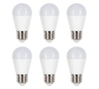 A2ZWORLD 6 Pezzi Lampadina LED E27 G45 12W 1160LM 220V, Bianco Freddo 6500K, Mini Globo G45 Super Luminoso, Angolo 180°, D45X85mm