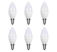 A2ZWORLD 6 Pezzi Lampadine LED E14 C37 10W 950LM 220V, Bianco Caldo 3000K, E14 Forma Oliva Goccia, Angolo 180°, D37X106mm