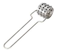 A2ZWORLD Batticarne 21cm in Acciaio Inox, Martello per Carne, Bistecche e Carni da Stagionare, Tipo a Rullo Tenderizer per Carne
