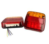 Kit Fanali Led Posteriori 24V 12V Con Luci Posizioni Stop Frecce Targa 4 In 1 Pe