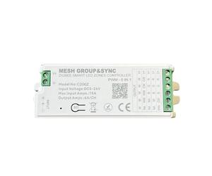A2ZWORLD Centralina Led Controller 5 In 1, Zigbee 3.0 + MESH RF 2.4G, Max 15A Tot. (6A/CH) DC5-24V, APP TUYA/Smart Life, Per Striscia Led Mono Colore, CCT, RGB, RGBW, RGBCCT