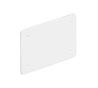 A2ZWORLD Coperchio Di Ricambio Con Vite In Plastica Per Cassetta Di Derivazione 198X153mm Misura 6, IP40, Bianco RAL9010